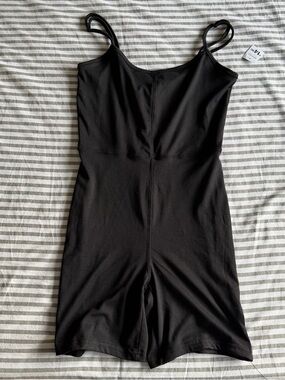 Ardene Black Sleeveless Romper with Thin Straps